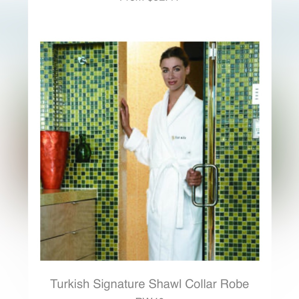 Towel Specialties 100% cotton, Turkish Very Plush Terry Velour Bathrobe So soft